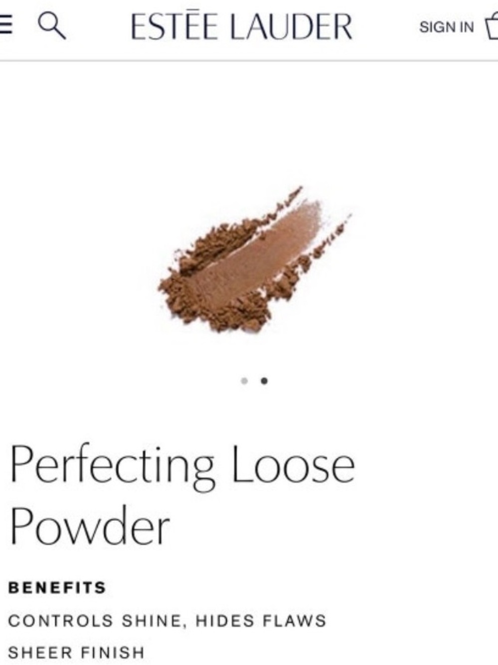 Estée Lauder Perfecting Loose Powder - Deep - Picture 4 of 4